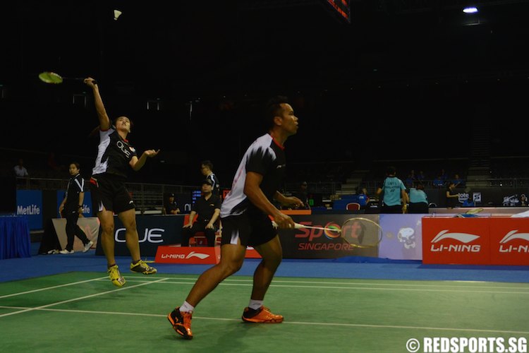 OUE Singapore Badminton Open Mixed Doubles Singapore (Vanessa Neo, Danny Chrisnanta) vs India (Tarun Kona, Ashwini Ponnappa)