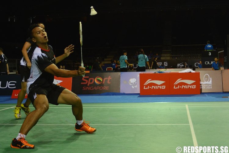 OUE Singapore Badminton Open Mixed Doubles Singapore (Vanessa Neo, Danny Chrisnanta) vs India (Tarun Kona, Ashwini Ponnappa)