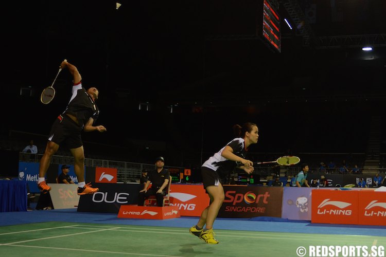 OUE Singapore Badminton Open Mixed Doubles Singapore (Vanessa Neo, Danny Chrisnanta) vs India (Tarun Kona, Ashwini Ponnappa)