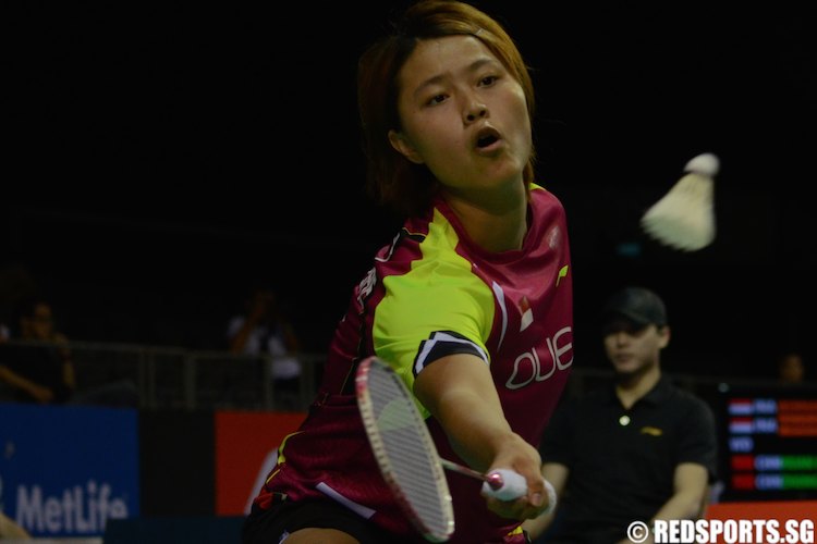 OUE Singapore Badminton Open Womens singles Singapore vs Chinese Taipei