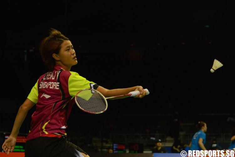 OUE Singapore Badminton Open Womens singles Singapore vs Chinese Taipei