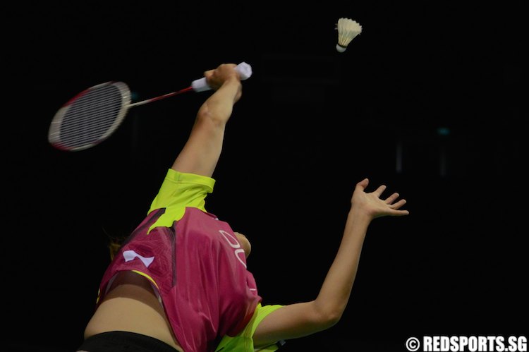 OUE Singapore Badminton Open Womens singles Singapore vs Chinese Taipei