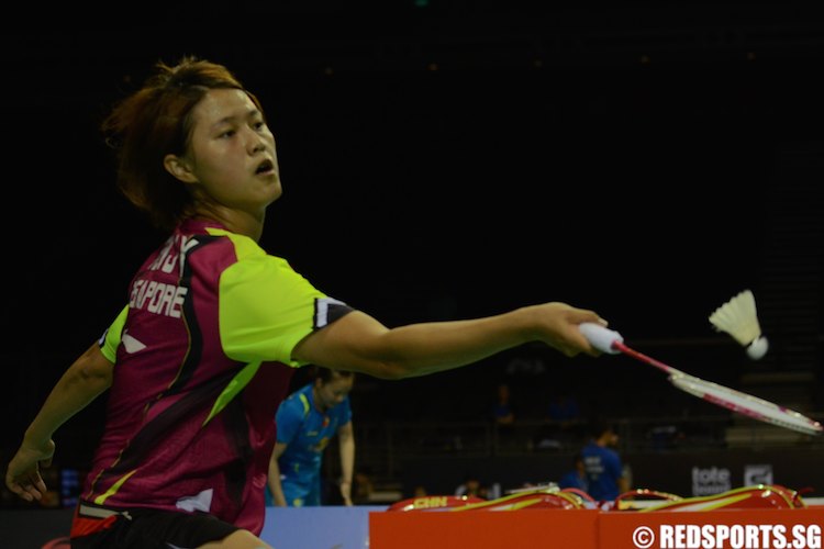 OUE Singapore Badminton Open Womens singles Singapore vs Chinese Taipei