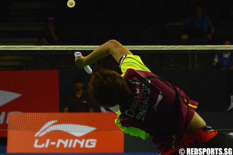 OUE Singapore Badminton Open Womens singles Singapore vs Chinese Taipei