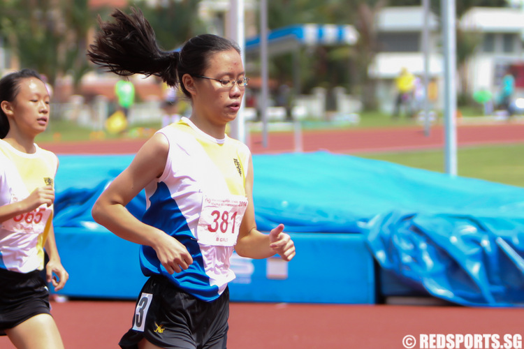 Pan Xin-Min of Nanyang Girls' came in third in 1:01.32.