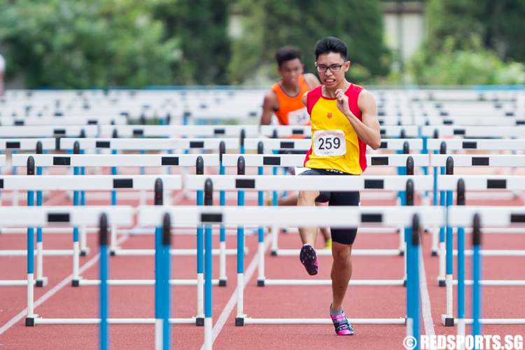 55th National Inter-School Track & Field Championships A Division 110m Hurdles Boys