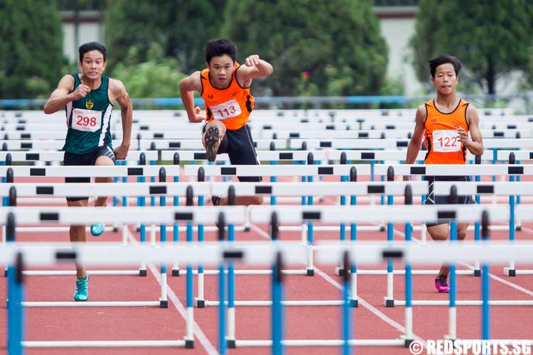 B Div 110m Hurdles (Boys): Jay Choo Of Sports School Takes Home Gold In ...