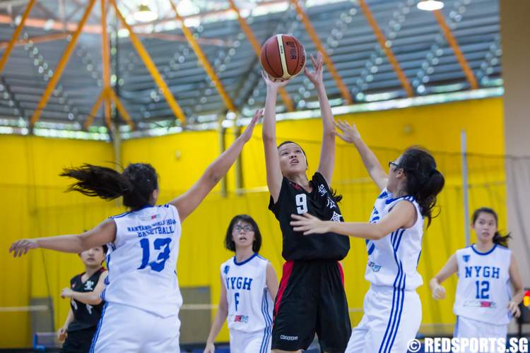 National B Div Basketball Nanyang Girls' High School Anglican High School