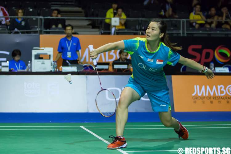 2014 OUE SIngapore Open Women's Doubles Vanessa Neo Fu Mingtian