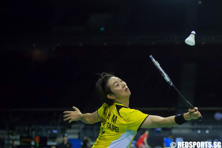 2014 OUE Singapore Open Women's Singles Preliminary Round Chen Jiayuan Pai Hsiao Ma