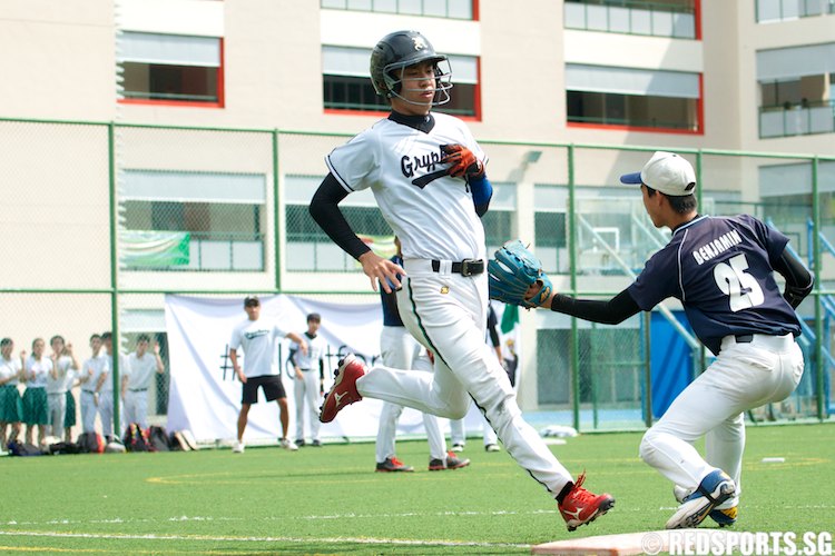 National A division softball final ri vs acsi