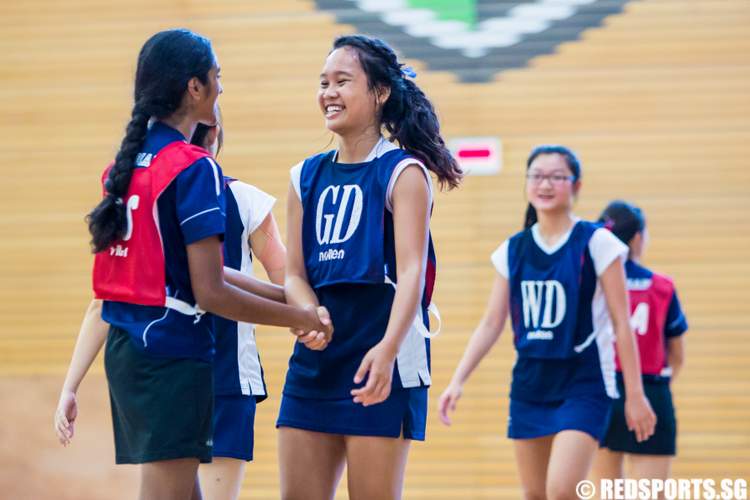 National A Division Netball Meridian Junior College St. Andrew's Junior College