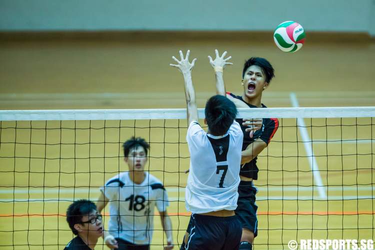 National A Division Volleyball Victoria Junior College Nanyang Junior College