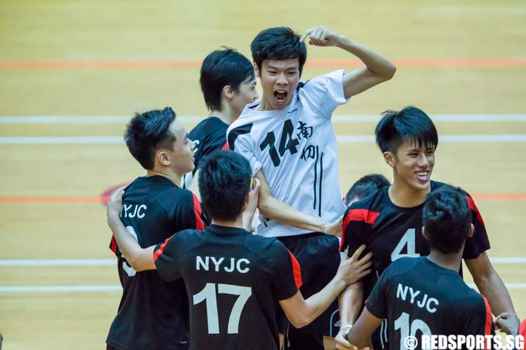 National A Division Volleyball Victoria Junior College Nanyang Junior College