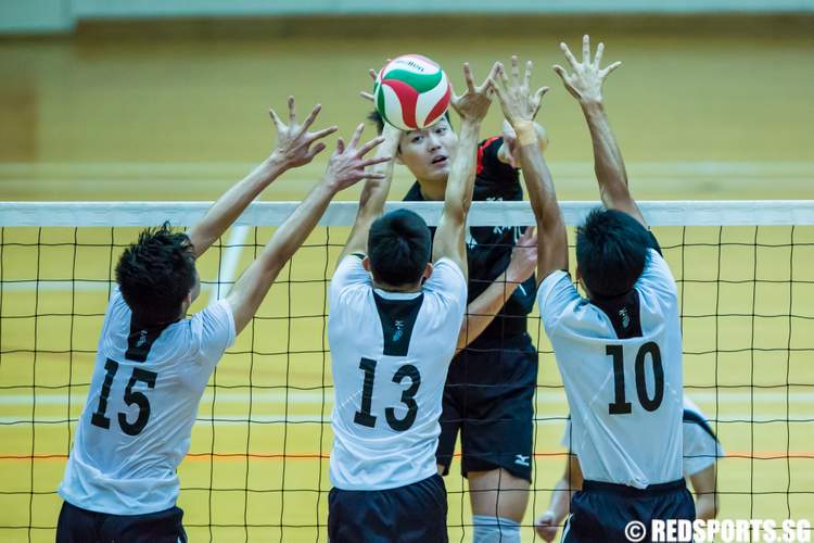 National A Division Volleyball Victoria Junior College Nanyang Junior College