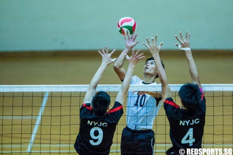 National A Division Volleyball Victoria Junior College Nanyang Junior College