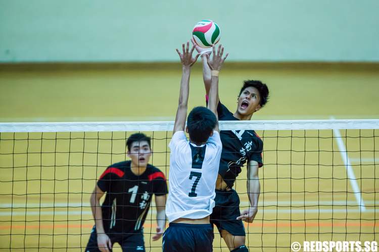 National A Division Volleyball Victoria Junior College Nanyang Junior College