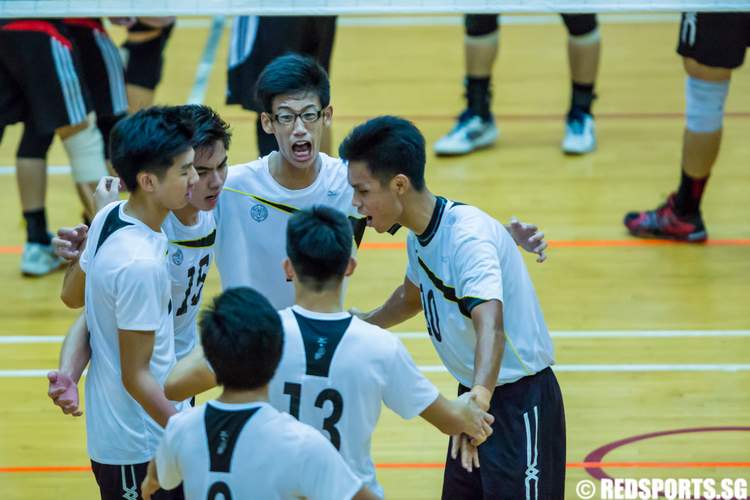 National A Division Volleyball Victoria Junior College Nanyang Junior College