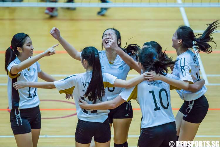 National A Division Volleyball Victoria Junior College Nanyang Junior College