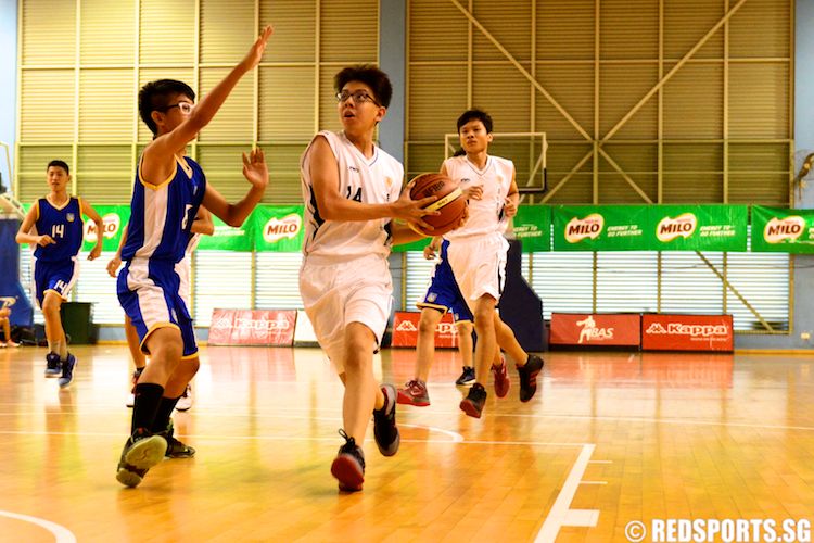 NZ CDIV BBALL Nan Chiau vs Woodlands