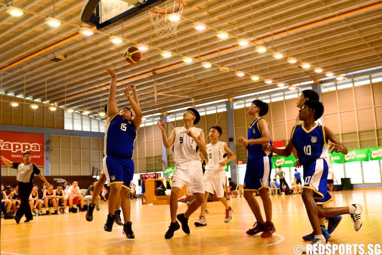 NZ CDIV BBALL Nan Chiau vs Woodlands