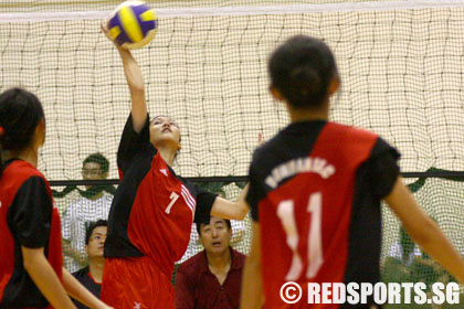 dunman secondary vs chung cheng high yishun volleyball