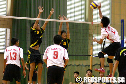 xinmin vs catholic high volleyball