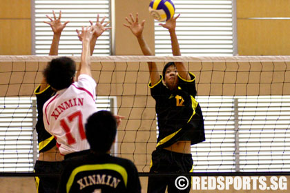 xinmin vs catholic high volleyball