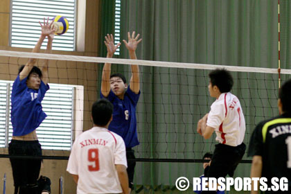 dunman vs xinmin volleyball