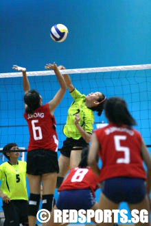 Jurong Secondary vs Shuqun Secondary Volleyball