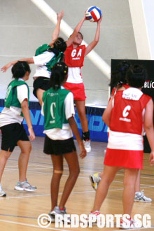 CHIJ SJC vs Christchurch Secondary Netball