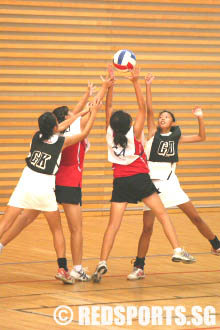 Singapore Tanjong Katong vs River Valley High Netball