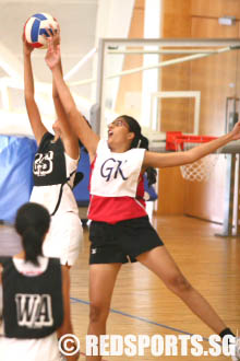 Singapore Tanjong Katong vs River Valley High Netball