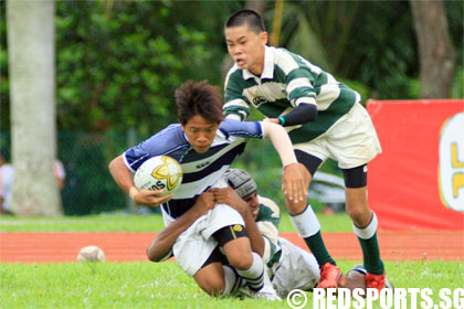 Saints vs SJI B div rugby semi-finals