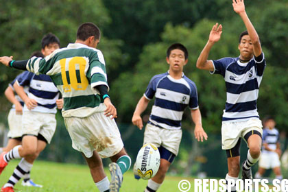 Saints vs SJI B div rugby semi-finals