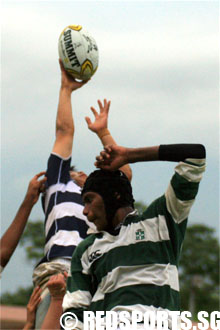 Saints vs SJI B div rugby semi-finals