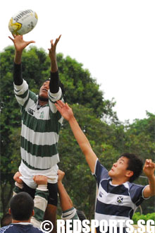 Saints vs SJI B div rugby semi-finals