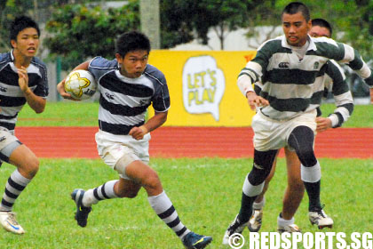 Saints vs SJI B div rugby semi-finals