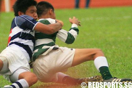 Saints vs SJI B div rugby semi-finals