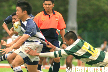 Saints vs SJI B div rugby semi-finals