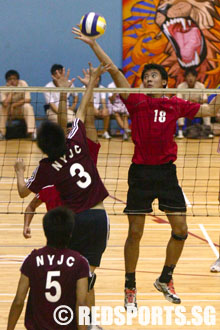 hwa chong vs nyjc volleyball final