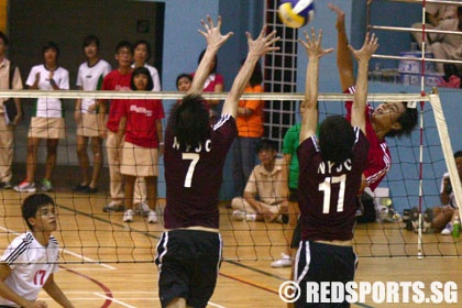 hwa chong vs nyjc volleyball final