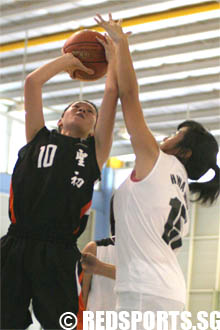 Hwa Chong Institution vs St Andrew's JC A division basketball nationals 