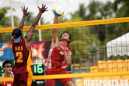 Singapore v Sri Lanka AYG Beach Volleyball