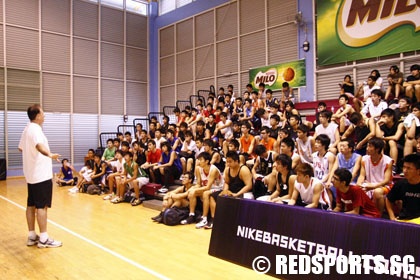 selected 8 for basketball clinic with Kobe Bryant