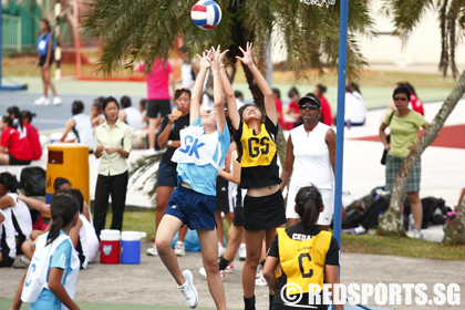 c division girls netball south zone cedar girls vs holy innocents high