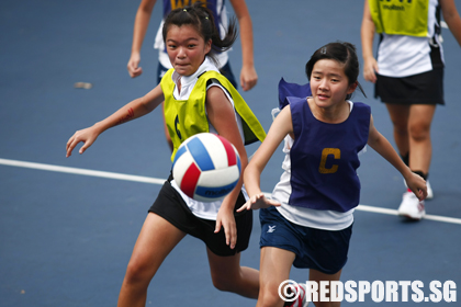 c division girls netball south zone chong boon secondary vs bendemeer secondary