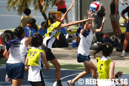 c division girls netball south zone chong boon secondary vs bendemeer secondary