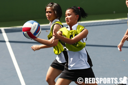 c division girls netball south zone chong boon secondary vs bendemeer secondary