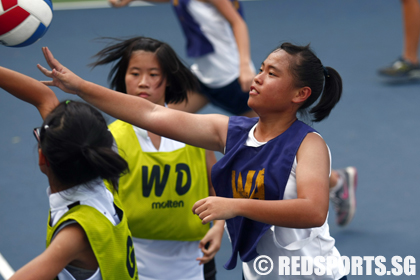 c division girls netball south zone chong boon secondary vs bendemeer secondary